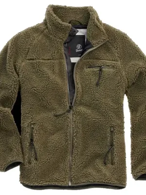 Brandit flísová bunda Teddyfleece, olivová Vrácení Zdarma