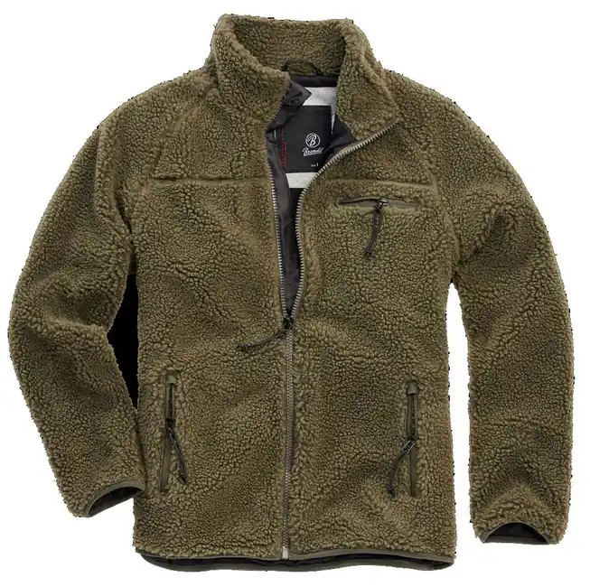 Brandit flísová bunda Teddyfleece, olivová Vrácení Zdarma