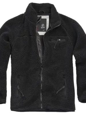 Jen Po Omezenou Doba Brandit flísová bunda Teddyfleece, černá