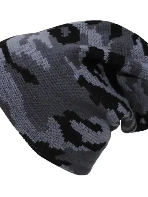 MFH Beanie čepice pletená dlouhá, camo Top Prodej