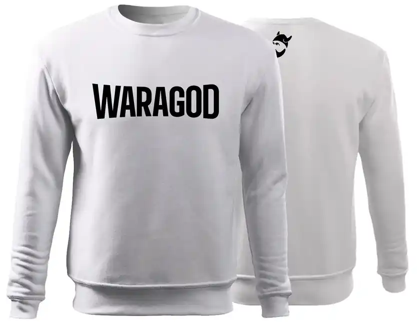 Must-Have WARAGOD pánská mikina FastMerch, bílá 300g/m2