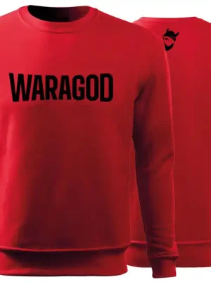 Přímo Od Výrobce WARAGOD pánská mikina FastMerch, červená 300g/m2