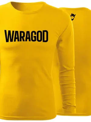 WARAGOD Fit-T tričko s dlouhým rukávem FastMERCH, žlutá 160g/m2 Autentický