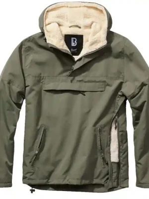 Brandit Windbreaker Sherpa bunda, olivová Akční Cena