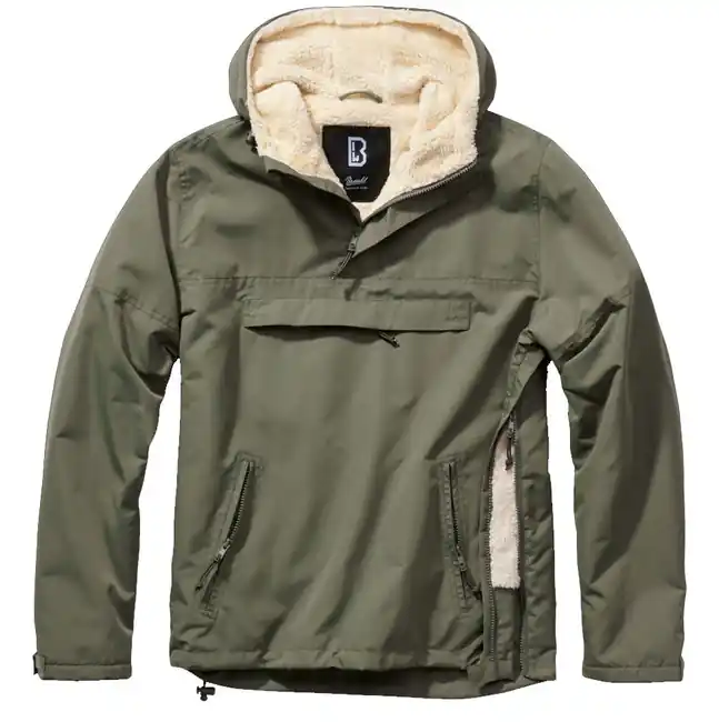 Brandit Windbreaker Sherpa bunda, olivová Akční Cena
