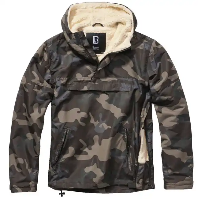 Brandit Windbreaker Sherpa bunda, darkcamo Nejlepší Cena