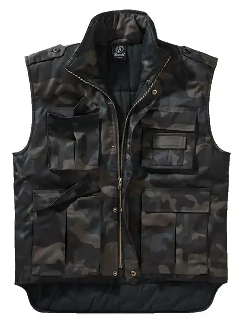 Nová Kolekce Brandit Zateplená Ranger vesta, darkcamo