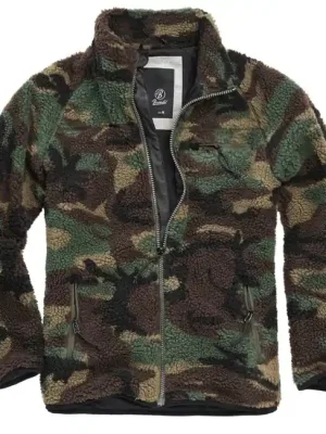 Brandit flísová bunda Teddyfleece, woodland Přímo Od Výrobce
