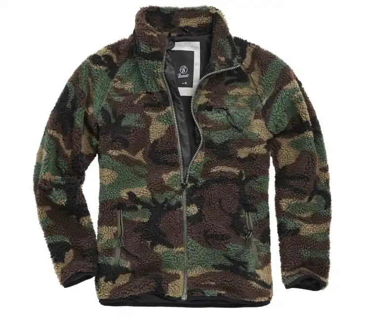 Brandit flísová bunda Teddyfleece, woodland Přímo Od Výrobce