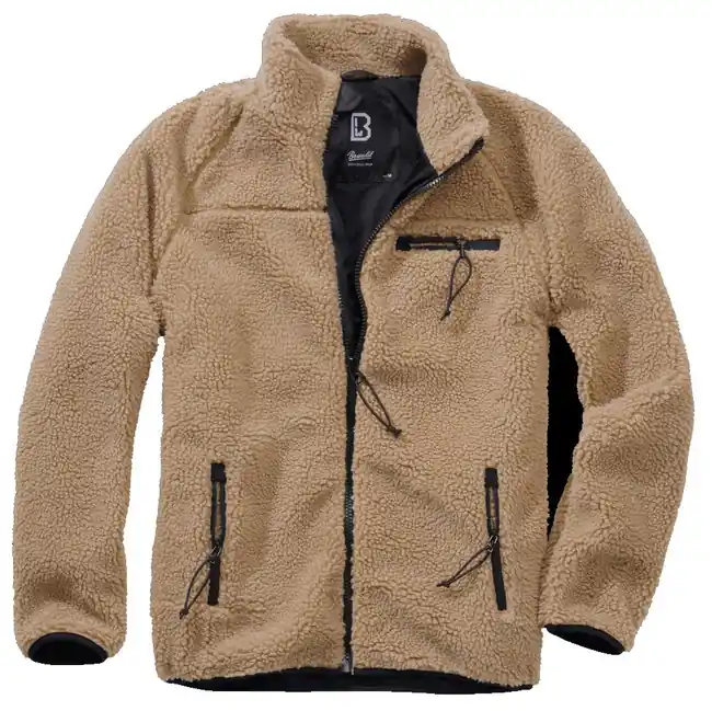 Brandit flísová bunda Teddyfleece, khaki Pouze Dnes