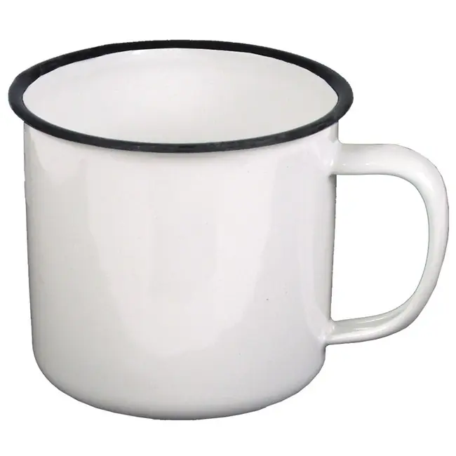 Aktuální MFH smaltovaný hrnek, bílý 350ml