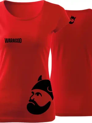 WARAGOD dámské tričko BIGMERCH, červená 150g/m2 Nejlepší Cena