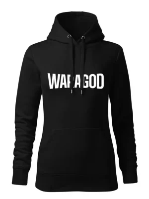 Odeslání Ihned WARAGOD dámská mikina s kapucí FASTMERCH, černá 320g / m2