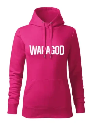 Pouze Dnes WARAGOD dámská mikina s kapucí FASTMERCH, růžová 320g/m2