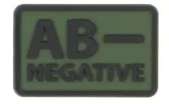 Helikon-Tex 3D PVC nášivka AB- Negative, set 2ks olive green Dokud Zásoby Vydrží