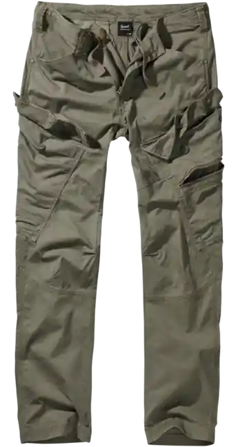 Akce Brandit Adven Slim fit kalhoty, olivové