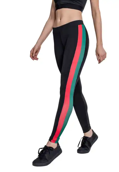 Koupit Online Urban Classics dámské Side Stripe legíny, černé