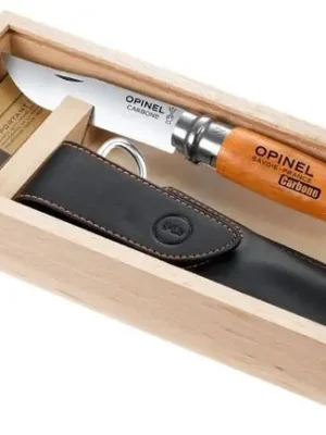 Aktuální Opinel otvírací nůž N08 carbon s pouzdrem, 19 cm