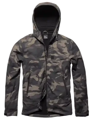 Vintage Industries Alford Softshell bunda, darkcamo Přímo Od Výrobce