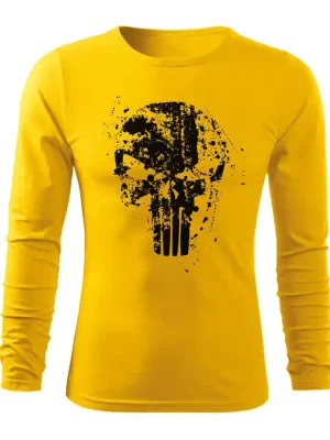 DRAGOWA Fit-T tričko s dlouhým rukávem Frank The Punisher, žlutá 160g / m2 Kup Teď