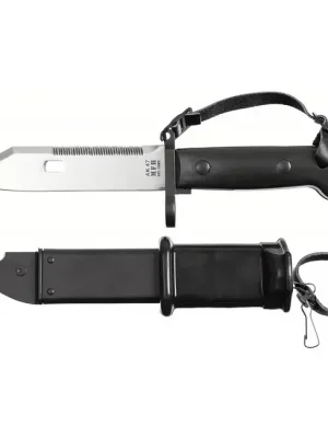 MFH taktický nůž Bajonett AK-47, černý Rychlé Dodání