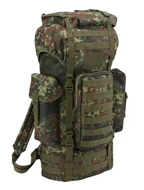 Akce Brandit Kampfrucksack Molle taktický batoh, flecktarn 65l