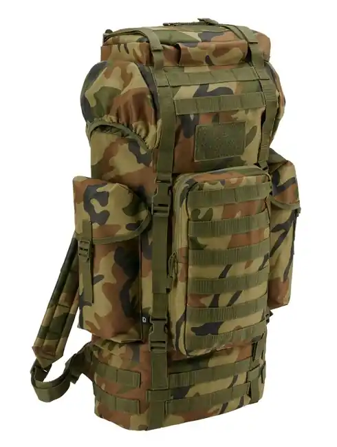 Zlevněný Brandit Kampfrucksack Molle taktický batoh, woodland 65l