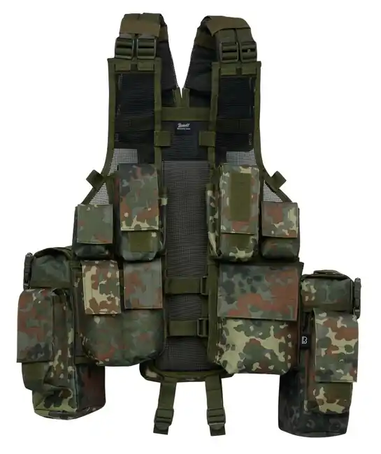 Odeslání Ihned Brandit taktická vesta, flecktarn