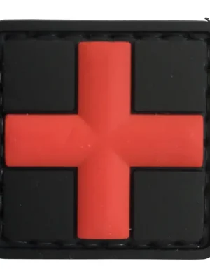 WARAGOD Nášivka 3D Medic černá 3x3cm Nejlepší Volba