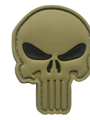 Expresní Doručení WARAGOD Nášivka 3D Punisher black eyes 5x4cm