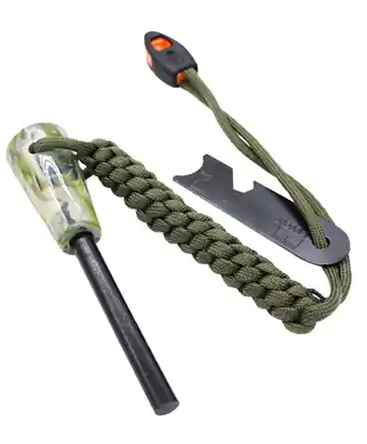 Origin Outdoors Firesteel Stone křesadlo, zelené Nízká Cena