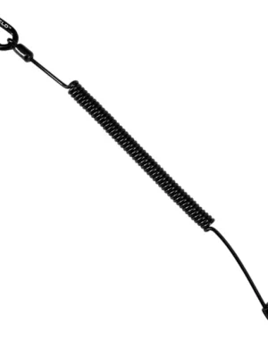Bezpečnostní spirála BlackField s karabinou a svorkou (40-150 cm) Odeslání Ihned