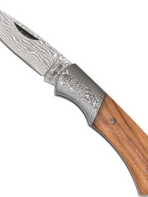 Haller Damast Nůž pro přežití s damaškovou ocelí Damast-Tame Olive wood 42974 Výhodná Nabídka