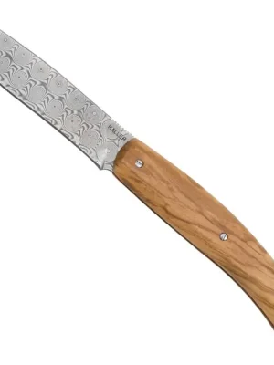 Haller Damast Nůž pro přežití s damaškovou ocelí Damast-Tame Olive wood 43352 Sezónní Sleva