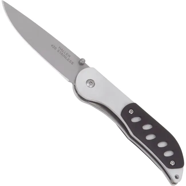 Haller Kapesní nůž Einhand-Taschenme silber matt 42925 Nová Kolekce