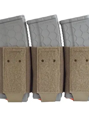 Vrácení Zdarma Combat Systems Triple AR Elastický inzert na zásobníky coyote brown