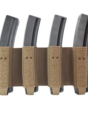 Must-Have Combat Systems Quad SMG Elastický inzert na zásobníky coyote brown