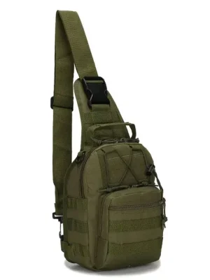 DRAGOWA Taktická crossbody taška, olivová Must-Have