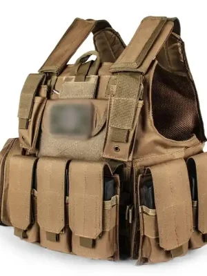 Taktická vesta DRAGOWA Tactical Heavy Duty Vest, Coyote Poslední Šance