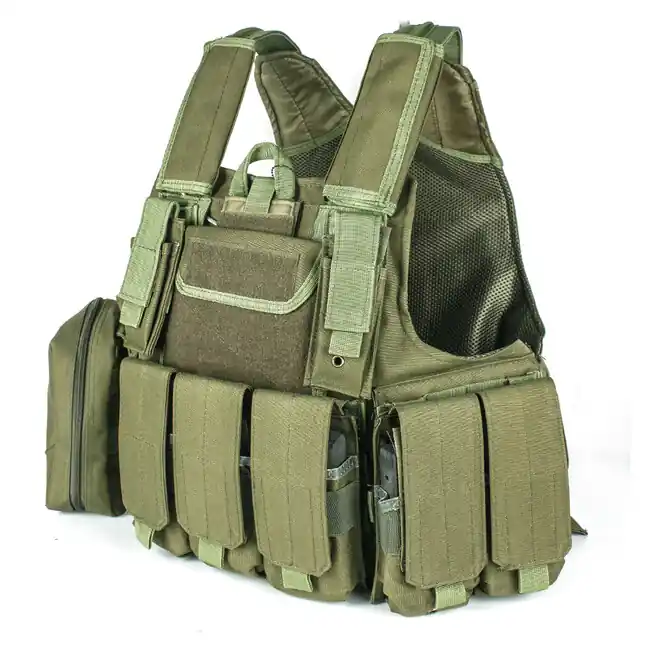 Taktická vesta DRAGOWA Tactical Heavy Duty Vest, olivová barva Akce