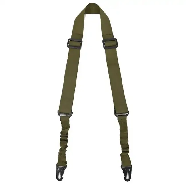 DRAGOWA Tactical Dvoubodový popruh, olivový Omezená Nabídka