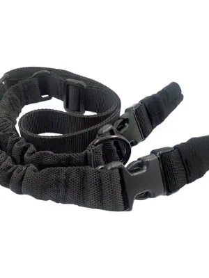 Cenový Hit DRAGOWA Tactical Multifunkční dvoubodový popruh, černý