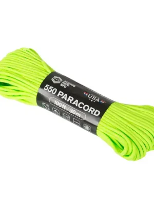 Lano ATWOOD® 550 Paracord (100 stop / 30 m) - neonově zelené (55024CB) Kup Teď