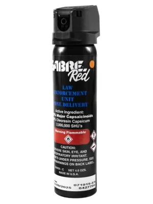 Security Equipment Corporation Sabre Red MK-4 obranný sprej, pepř, kuželový 118 ml Jen Po Omezenou Doba
