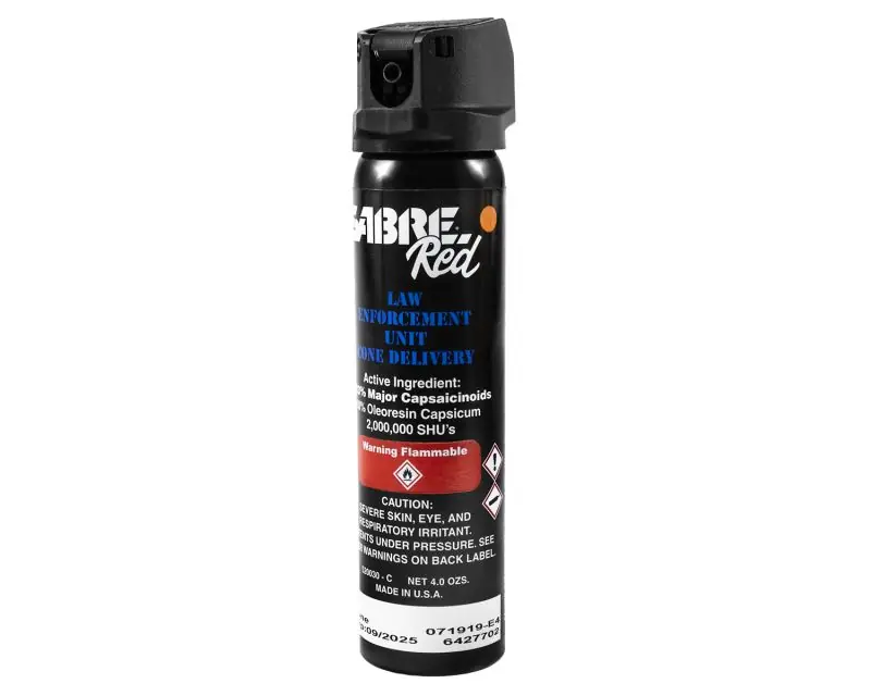 Security Equipment Corporation Sabre Red MK-4 obranný sprej, pepř, kuželový 118 ml Jen Po Omezenou Doba