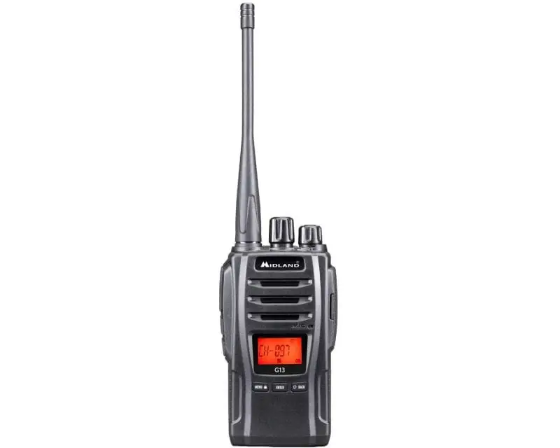 Oblíbený Midland vysílačka G13 PMR, černá