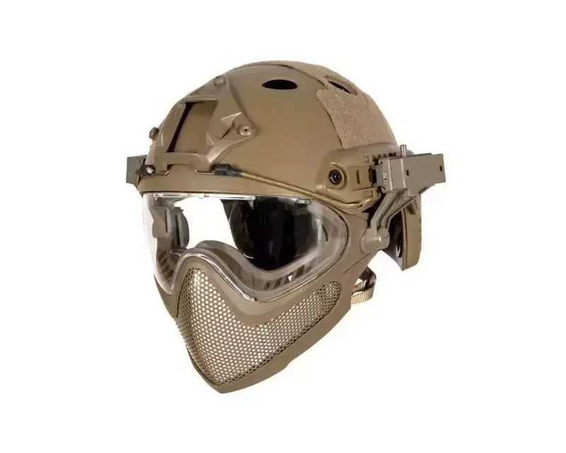 Sezónní Sleva GFC Taktocká přilba ASG GFC Tactical Fast PJ Piloteer II - Tan