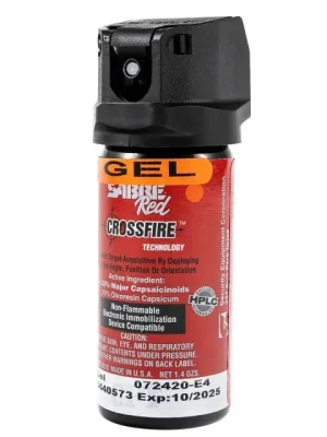 Security Equipment Corporation Sabre Red Mk2 Crossfire obranný sprej, pepřový - Gel 41 ml Vysoce Kvalitní