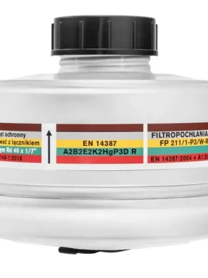 Maskpol Kombinovaný filtr FP 211/1-P3/W-R/FF P3 pro plynovou masku Aktuální