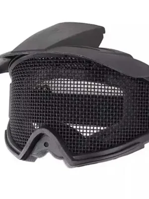 Akce GFC Tactical Taktická maska ASG GFC se síťou a štítem - černá